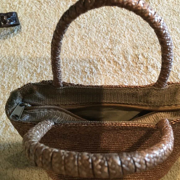 Brighton Alec Crochet Straw Handbag and Unbranded Straw Bag - Picture 10 of 10